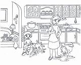 Kitchen Coloring Pages Room Print If Clean Please Highest Bring Let Know Quality Template sketch template