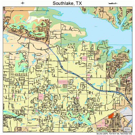 southlake texas street map