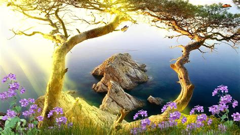 beautiful animated nature scenery hd animated wallpapers hd wallpapers id