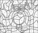 Pages Coloring Owl Hard Printable Animals Number Color Printables Animal Colouring Sheets Kids Coloritbynumbers Kleuren Nummer Op Numbers Fall Books sketch template