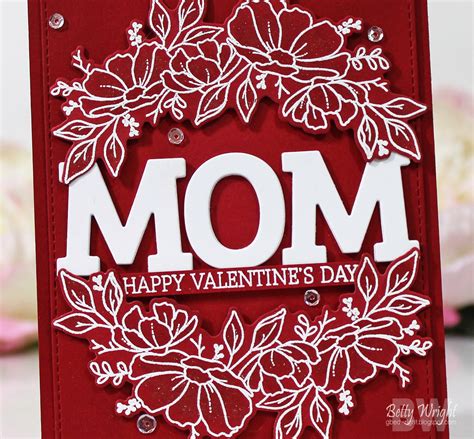 moms valentine card      paper