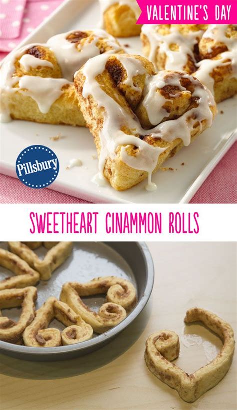 nothing says i love you like heart shaped cinnamon rolls this fun