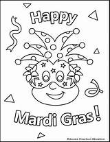 Mardi Gras Coloring Pages Kids Color Print Happy Printable Template Activities Sheets Worksheets Mask Preschool Gra Crafts Parade Party Kid sketch template