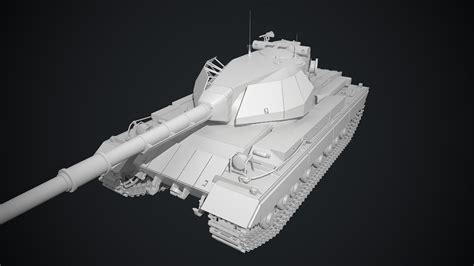 3d Model Super Conqueror British Heavy Tank Cgtrader