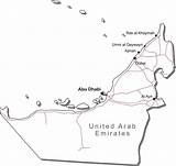 United Arab Outline sketch template