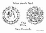 Coins Money Colouring British Sheets Sparklebox Heads Ks1 Maths sketch template
