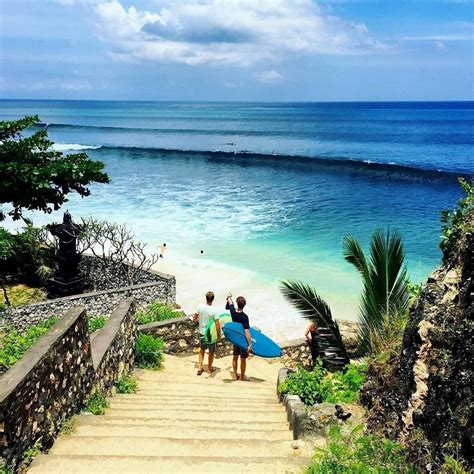 Balangan Beach Is A Surfing Paradise In Bali Indonesia Photo By Ig