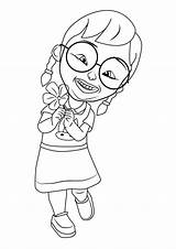 Mei Upin Ipin Coloring Pages sketch template