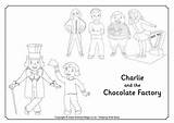 Colouring Roald Dahl Wonka Willy Kids Activityvillage sketch template