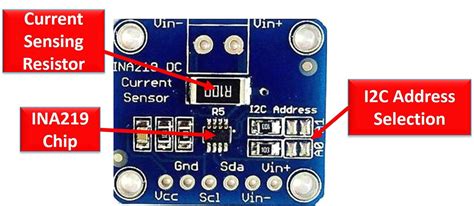 ina current sensor module pinout interfacing  arduino  oled