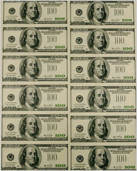 printable money template     printable fake money bills