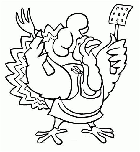 funny turkey coloring page coloring home