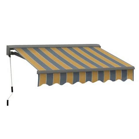 outdoor retractable awning  rs square feet retractable awning  thane id