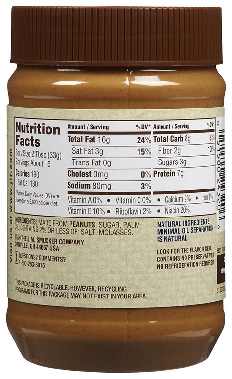 jif peanut butter nutrition facts label label design ideas  xxx hot girl