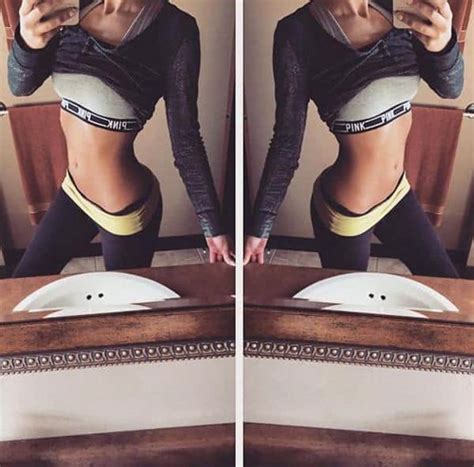 a fit girl showing off her body girls in yoga pants