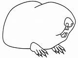 Rat Coloring Pages Mole Colouring Popular Library Clipart Coloringhome sketch template