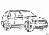 Coloring Bmw Car Pages Police Print sketch template