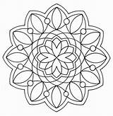 Ausmalbilder Adult Mandala Tessellation Coloringhome ähnliche Letscolorit sketch template
