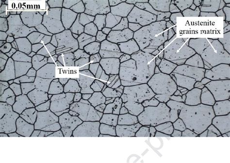 microstructure    grade austenitic stainless steel base metal