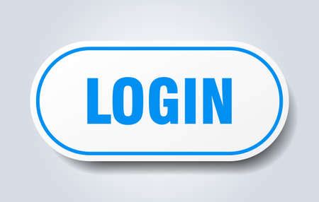 vector  login sign login rounded blue id royalty