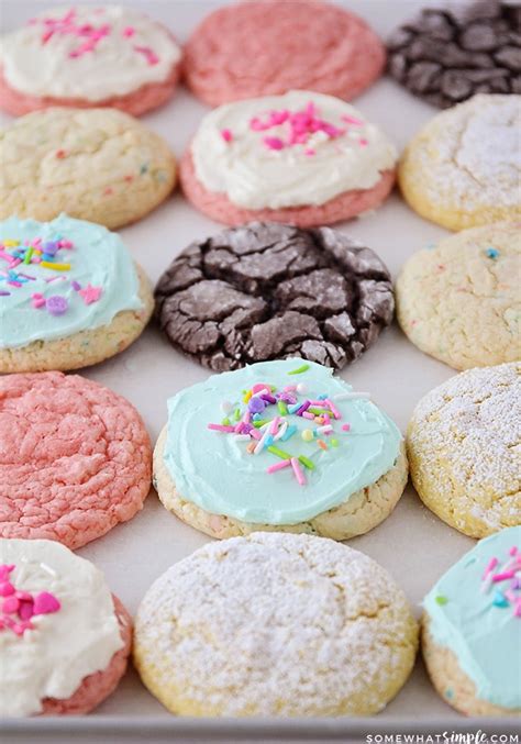 easy cake mix cookies  ingredients  flavors  simple