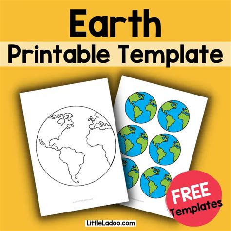 earth template printable  ladoo
