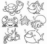 Colorear Animales Para Mar Los Coloring Animals Sea Choose Board Book Fish Kids Pages Es Drawing sketch template