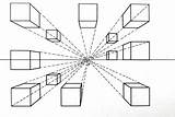 Cube Fuite Apprendre Zentralperspektive Puntsperspectief Pour Immeuble Peinture Perspektive Deux Vanishing Regardez Drawings sketch template