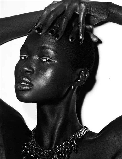Blackness African Models Portraits Brown Eyed Girls Dark Skin Beauty