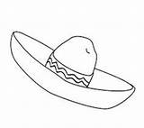 Coloring Sombrero Pages Chili Hat Pepper Mexican Template Sketch Search Printable Getcolorings Print Sobrero Sun Color Paintingvalley Unique sketch template
