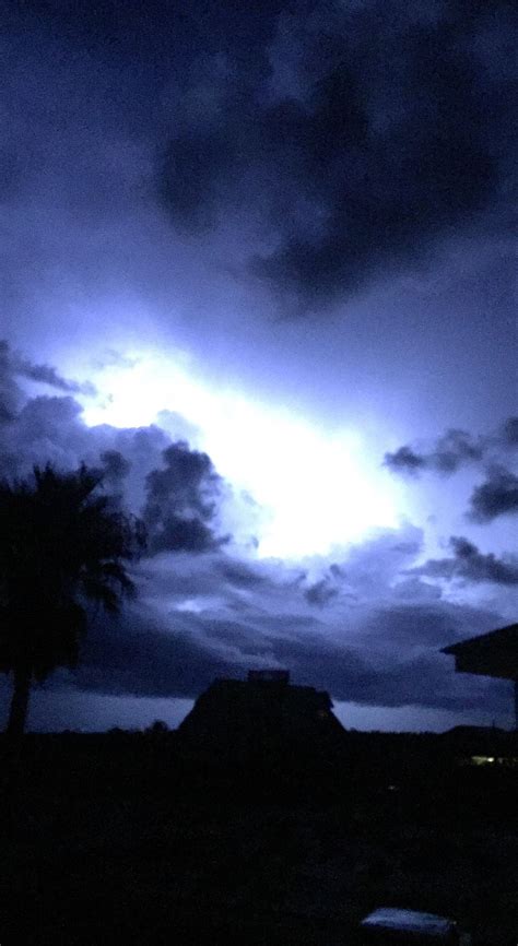 killer lightning display last night on the amazing ft morgan peninsula