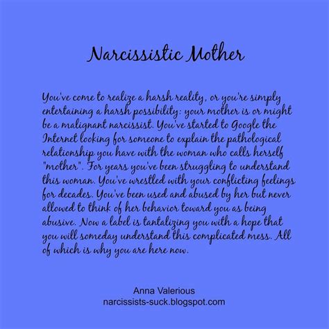 my quotes about narcissistic mothers quotesgram