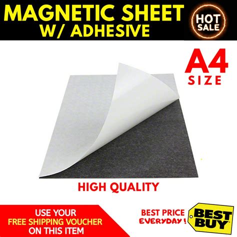 magnetic sheet a4 w adhesive [cheapest] shopee philippines
