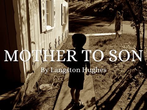mother to son by langston hughes by kase garza