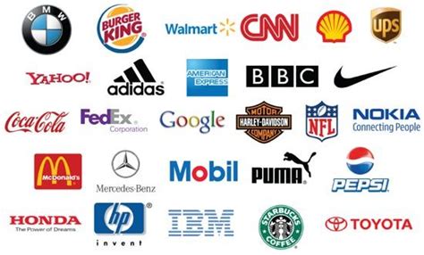 famous company logos   famous companies   names