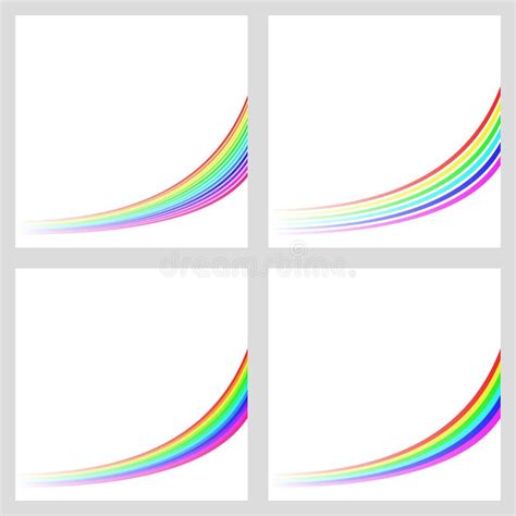 simple rainbow template stock illustration illustration  decoration