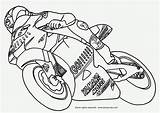 Coloring Moto Gp Pages Colouring Motorcycle Printable Motor Bike Large sketch template