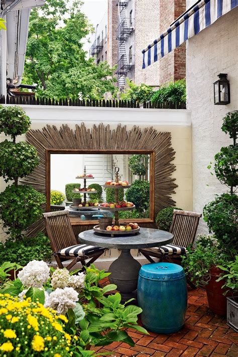 tiny house  greenwich village   uncannily spacious interior small courtyard gardens