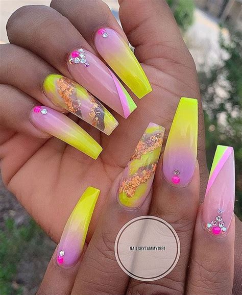 36 pretty acrylic pink coffin nails design for long coffin