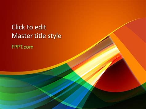 color powerpoint template  powerpoint templates