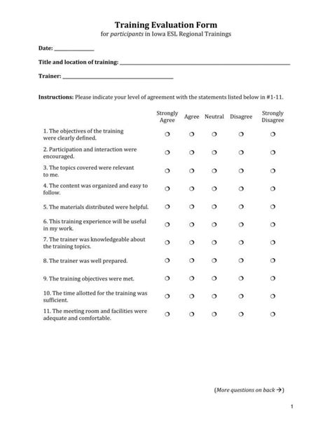 blank evaluation form template  creative templates