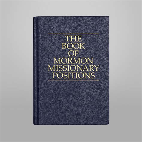 the book of mormon missionary positions