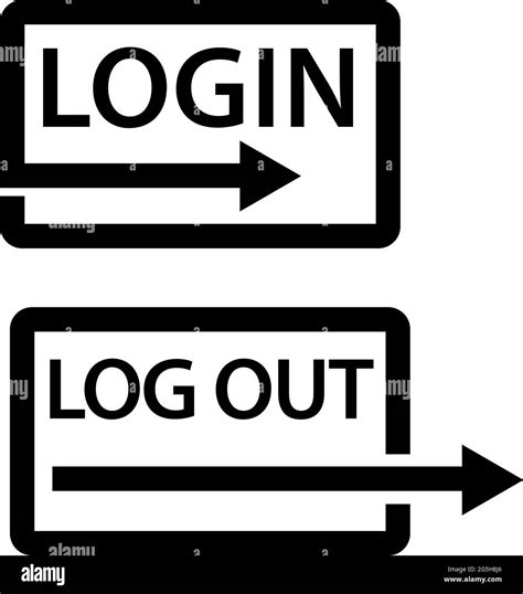 logout vector vectors  res stock photography  images alamy