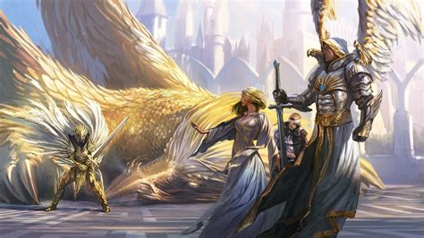 magic heroes    magic fantasy art angel wings