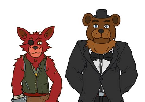Foxy And Freddy By Jargonfox On Deviantart