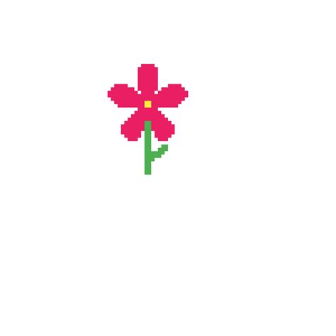 pixilart pixel flower  jxy