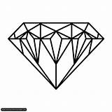 Diamond Coloring Pages Drawing Diamant Line Diamonds Ring Clipart Painting Printable Draw Drawings Colouring 3d Baseball Various Color Illusion Shape sketch template