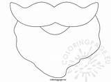 Beard Santa Clipart Cut Template Printable Coloring Christmas Reddit Email Twitter Clipground Coloringpage Eu sketch template