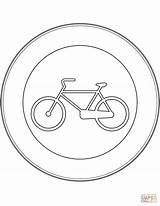 Divieto Stradale Stradali Segnali Transito Segnaletica Stampare Bicycles Biciclette Meglio Fermarsi Precedenza Vietato Didattiche Educazione sketch template