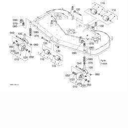 kubota rckp  repl  pro commercial deck parts diagrams